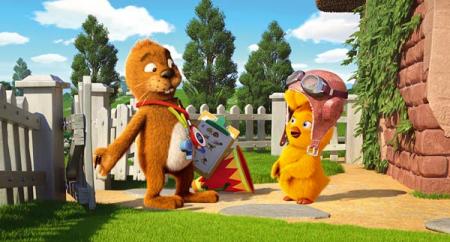 Keinohrhase und Zweiohrküken