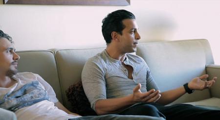 Interior. Leather Bar.